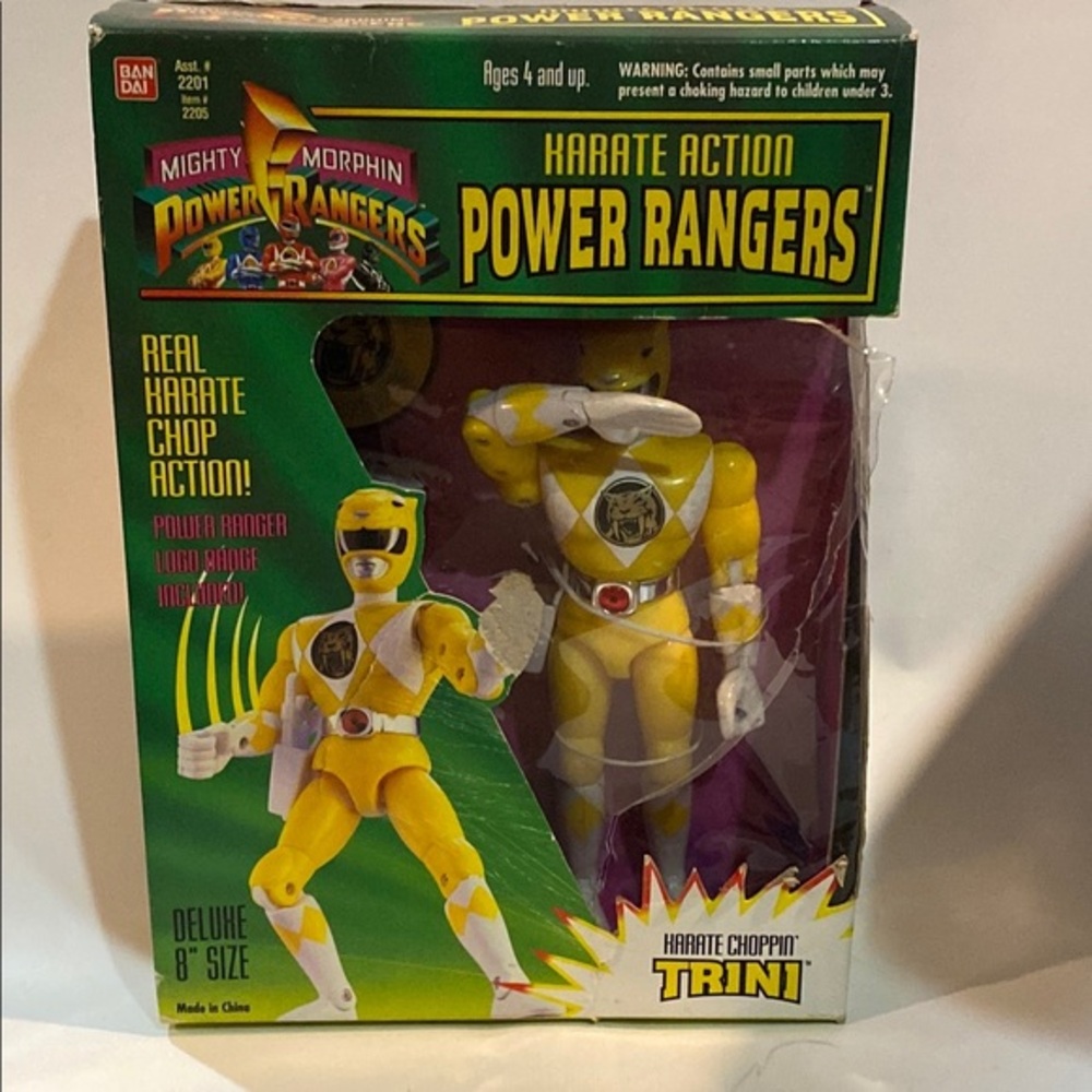 VINTAGE Mighty Morphin Power Rangers Karate Action Figure